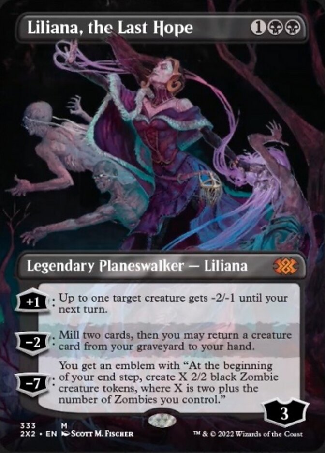 Liliana, the Last Hope (BORDERLESS PLANESWALKERS)