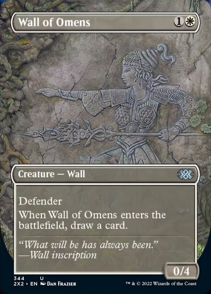 Wall of Omens (ALTERNATE-ART BORDERLESS)