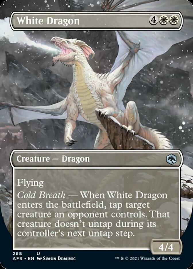 White Dragon (ALTERNATE-ART BORDERLESS)