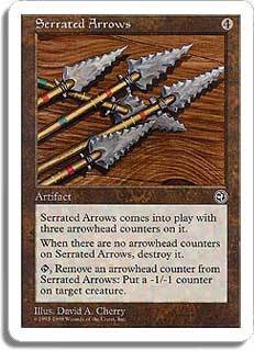 Serrated Arrows