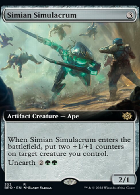 Simian Simulacrum (EXTENDED ART)