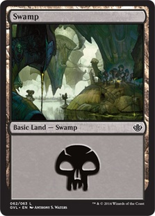 Swamp (#62) (Garruk vs. Liliana)