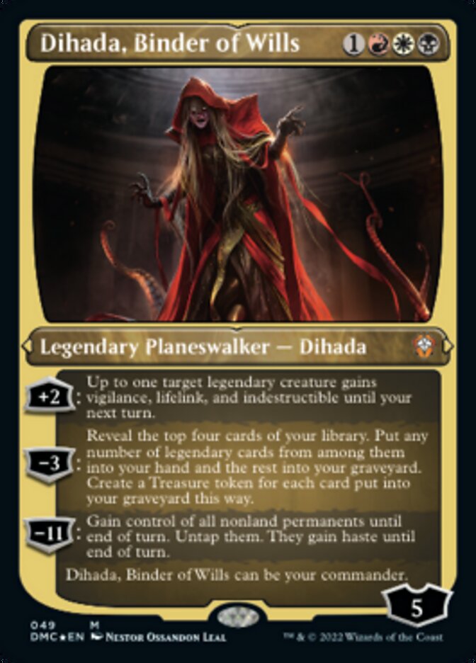 Dihada, Binder of Wills (ETCHED FOIL)