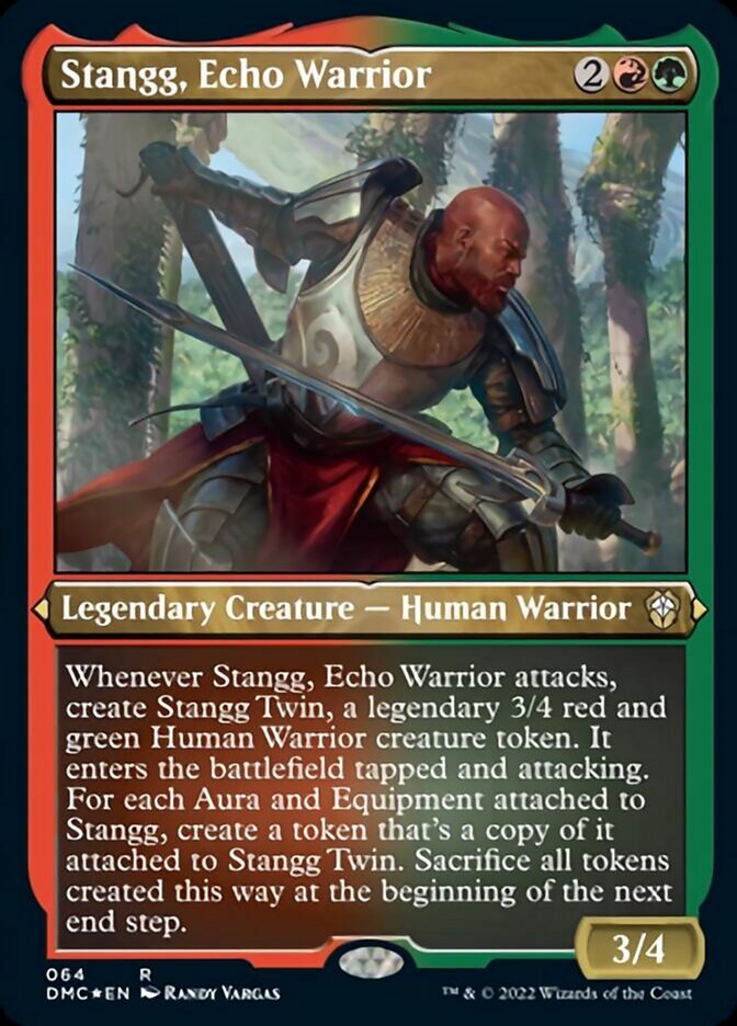 Stangg, Echo Warrior (ETCHED FOIL)