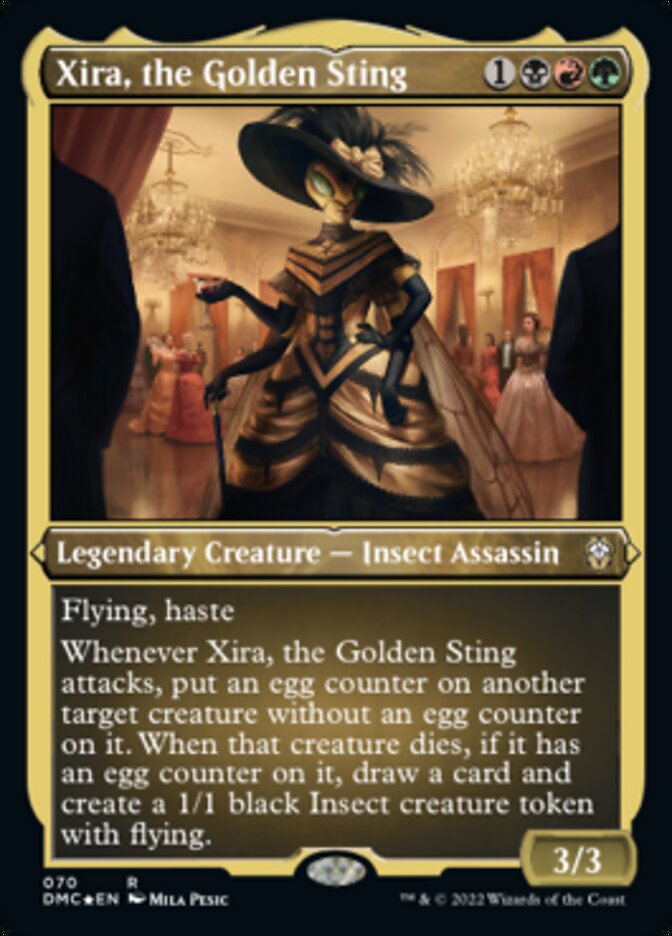 Xira, the Golden Sting (ETCHED FOIL)