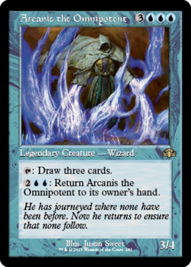 Arcanis the Omnipotent (OLD-FRAME BONUS SHEET)