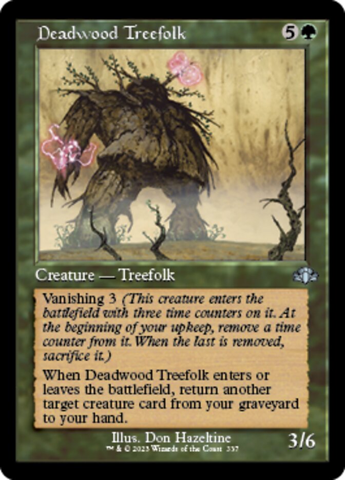 Deadwood Treefolk (OLD-FRAME BONUS SHEET)