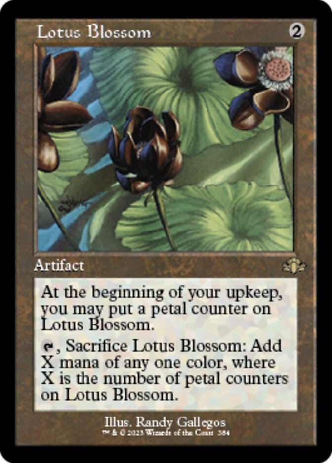Lotus Blossom (OLD-FRAME BONUS SHEET)