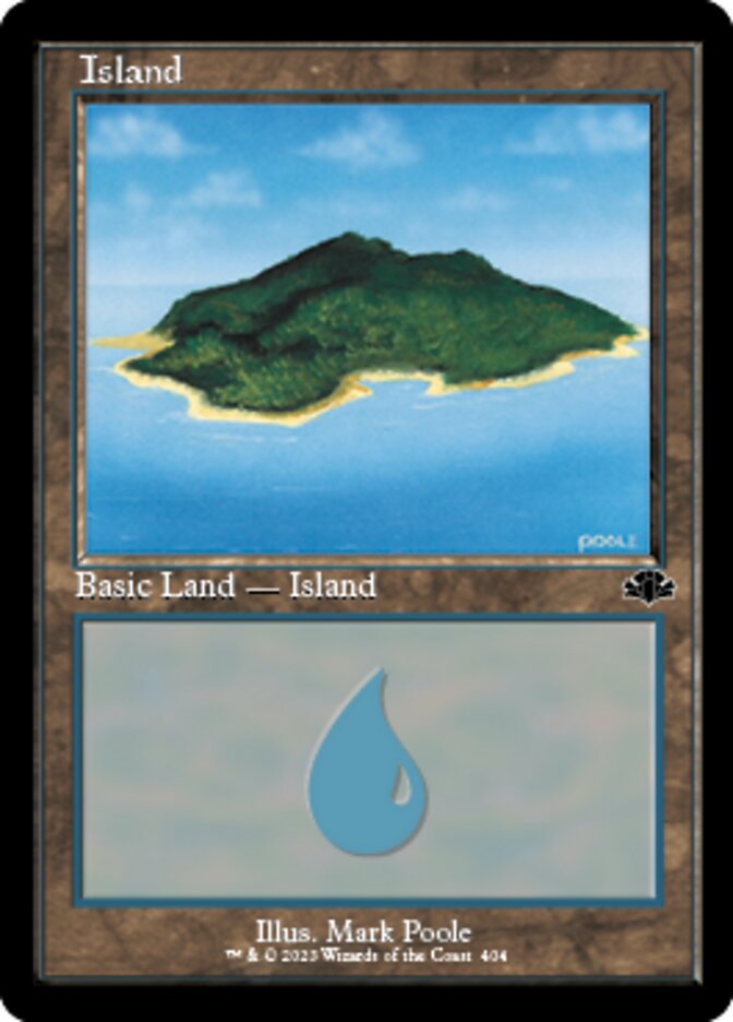 Island #404 (OLD-FRAME BONUS SHEET)