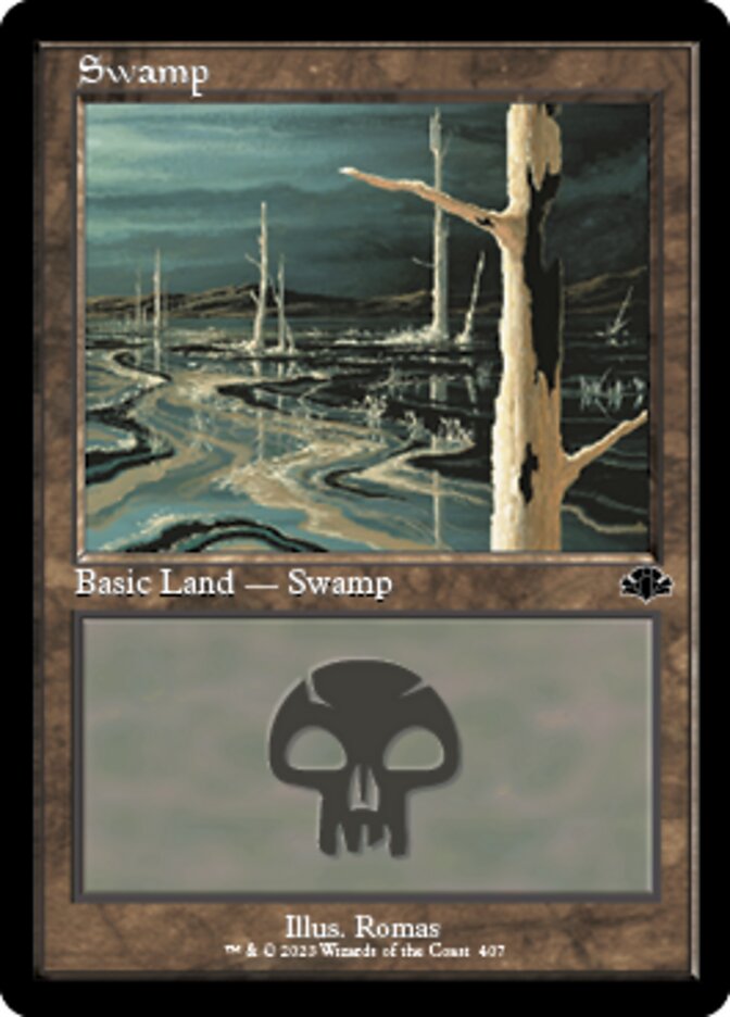 Swamp #407 (OLD-FRAME BONUS SHEET)