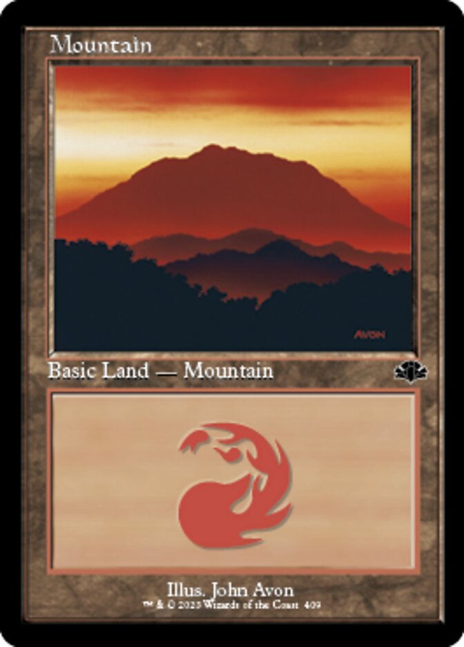 Mountain #409 (OLD-FRAME BONUS SHEET)