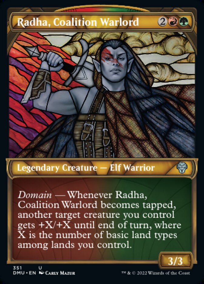 Radha, Coalition Warlord (TEXTURED FOIL)