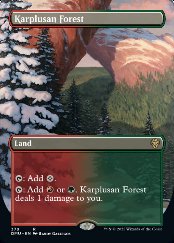 Karplusan Forest (ALTERNATE-ART BORDERLESS)