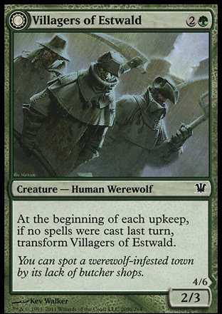 Villagers of Estwald // Howlpack of Estwald