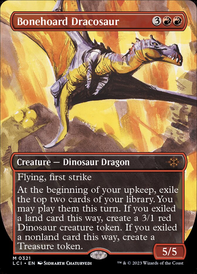 Bonehoard Dracosaur #321 (BORDERLESS)