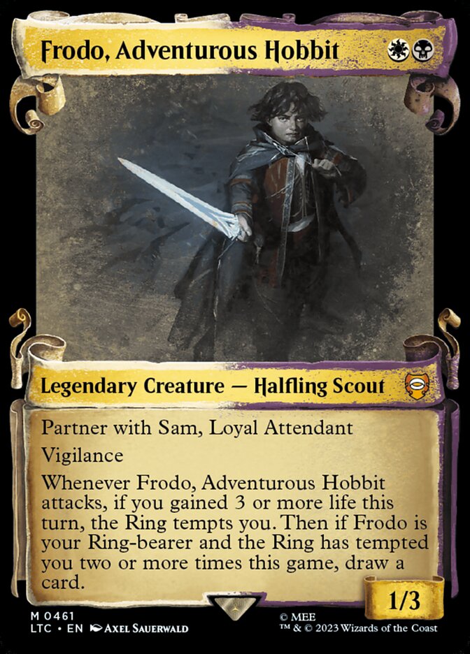 Frodo, Adventurous Hobbit #461 (SILVERFOIL HOLIDAY)