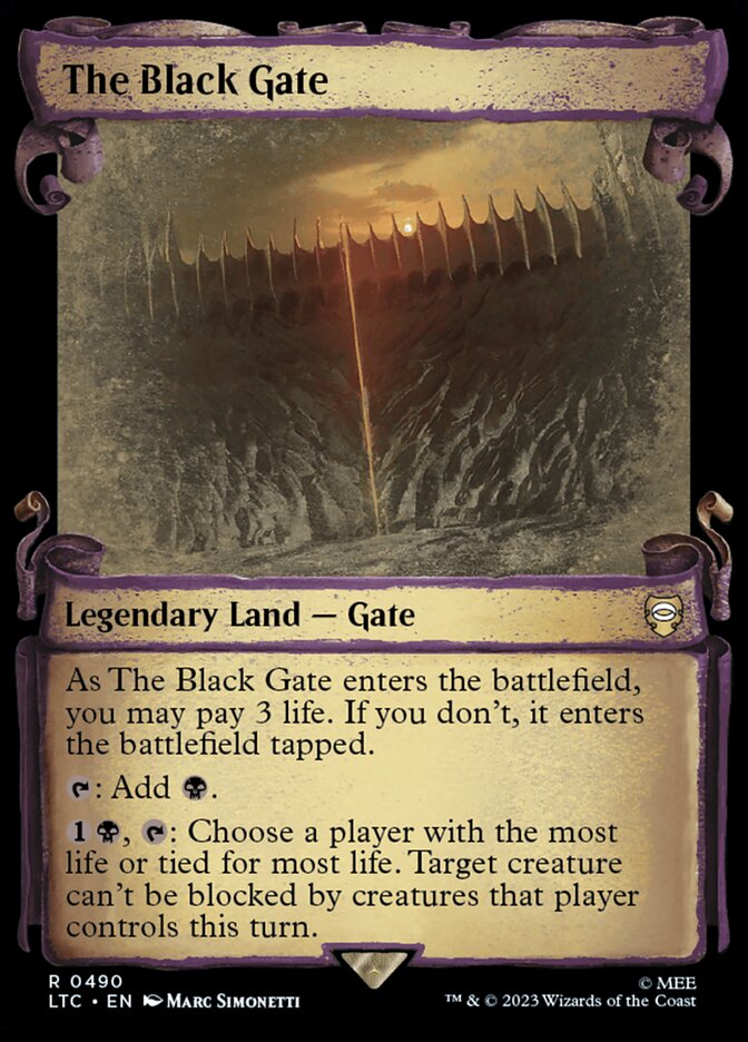 The Black Gate #490 (SILVERFOIL HOLIDAY)