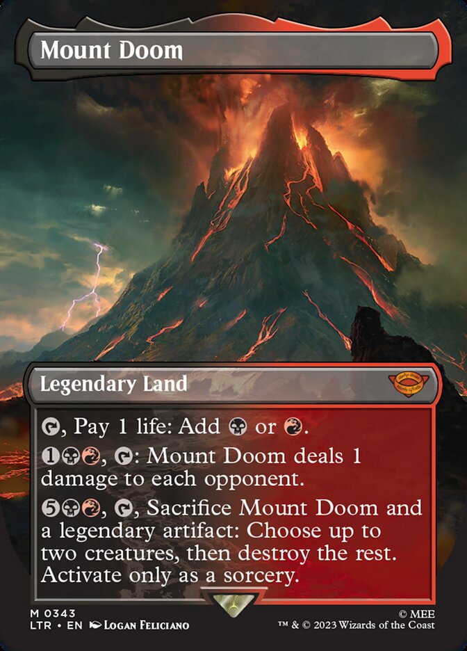 Mount Doom (ALTERNATE-ART BORDERLESS)