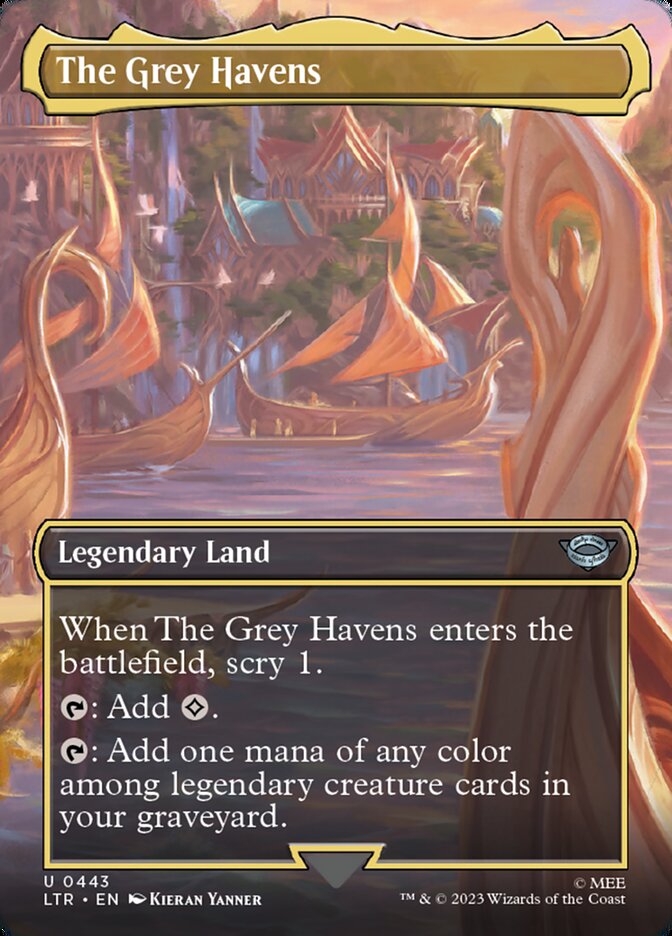 The Grey Havens (SCENE CARD)