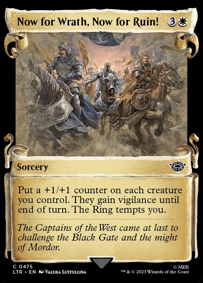 Now for Wrath, Now for Ruin! #475 (SILVERFOIL)
