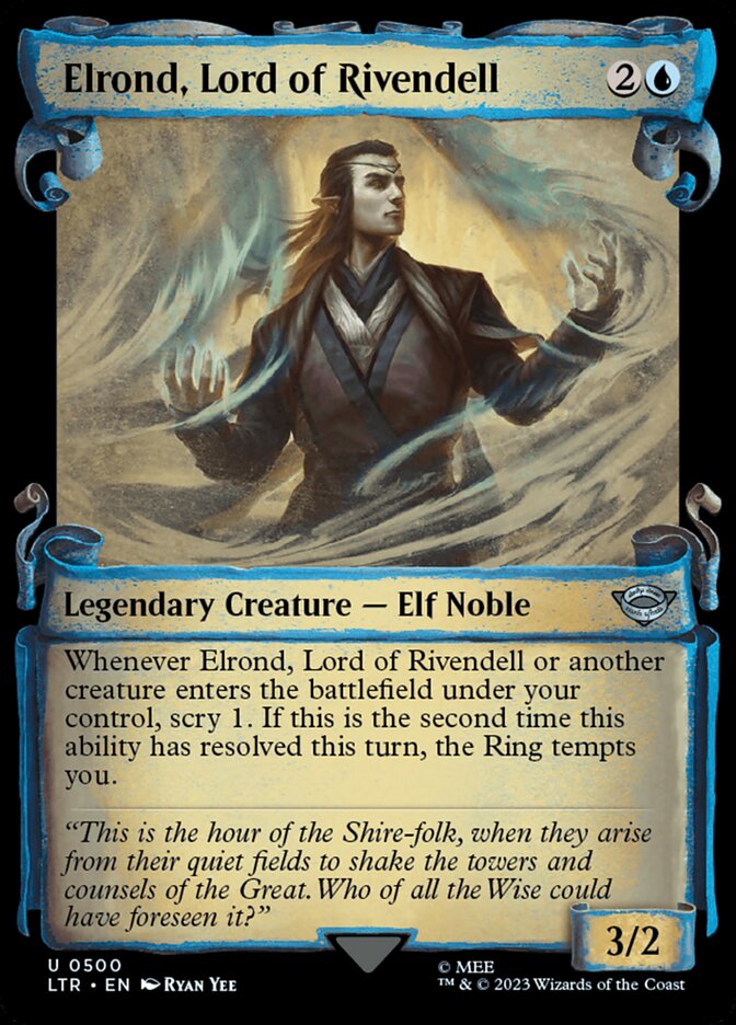 Elrond, Lord of Rivendell #500 (SILVERFOIL)