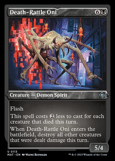 Death-Rattle Oni (ETCHED FOIL-ONLY)