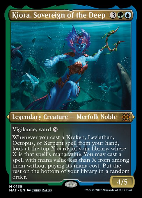 Kiora, Sovereign of the Deep (ETCHED FOIL-ONLY)
