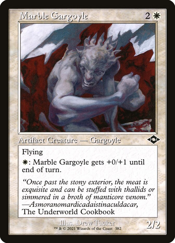 Marble Gargoyle (OLD-FRAME)