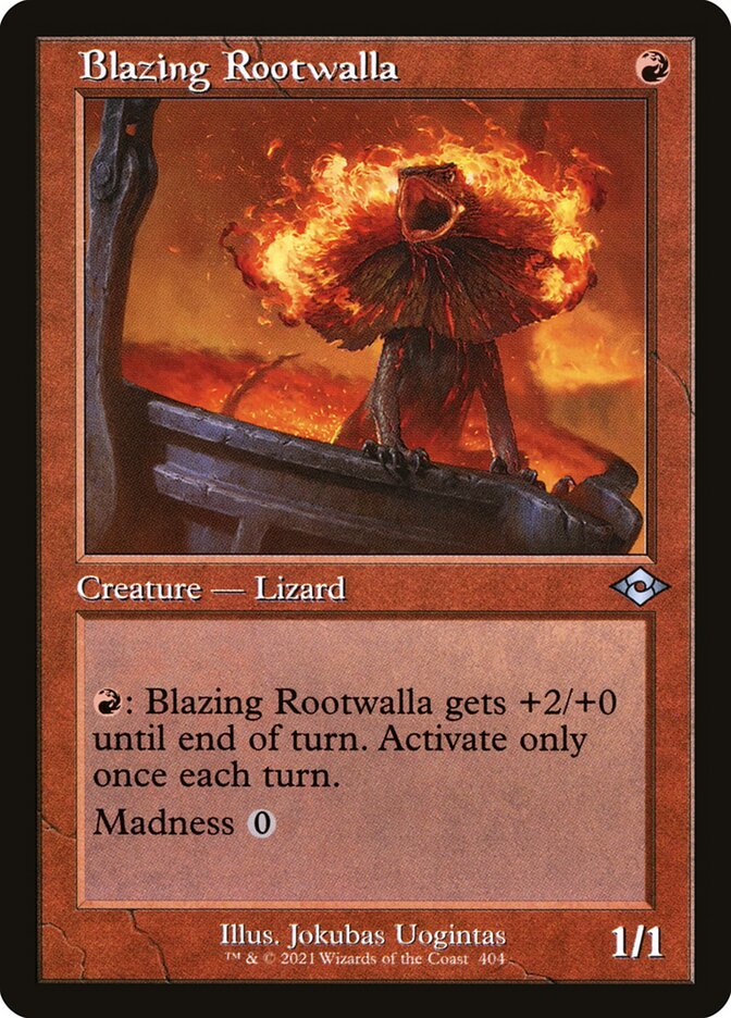 Blazing Rootwalla (OLD-FRAME)
