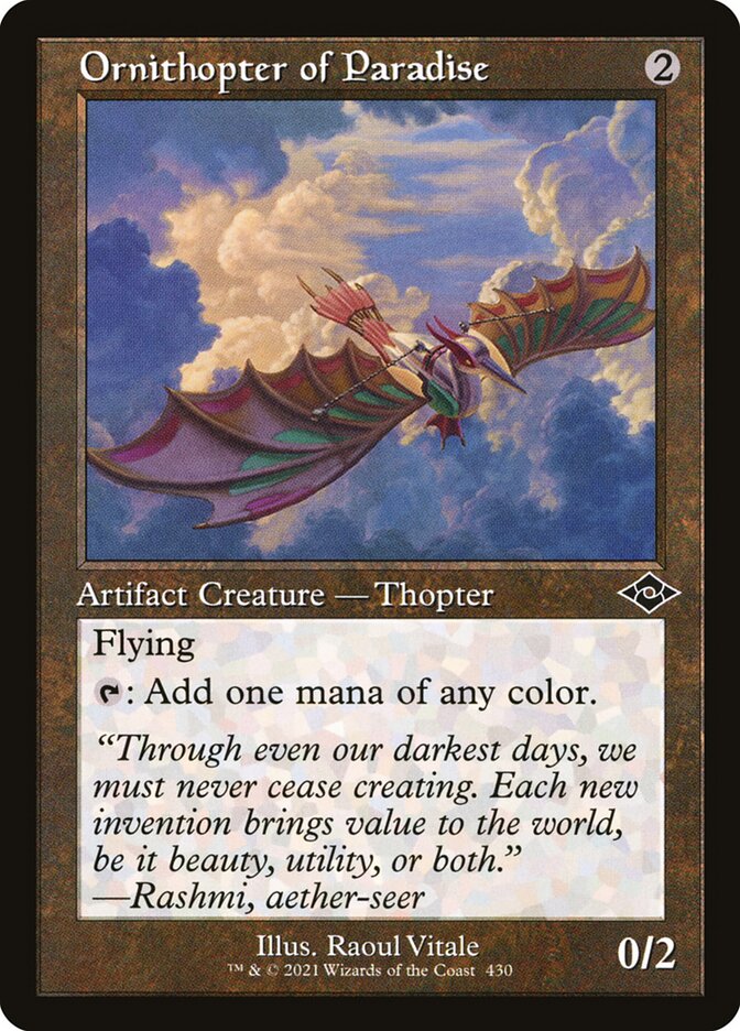 Ornithopter of Paradise (OLD-FRAME)