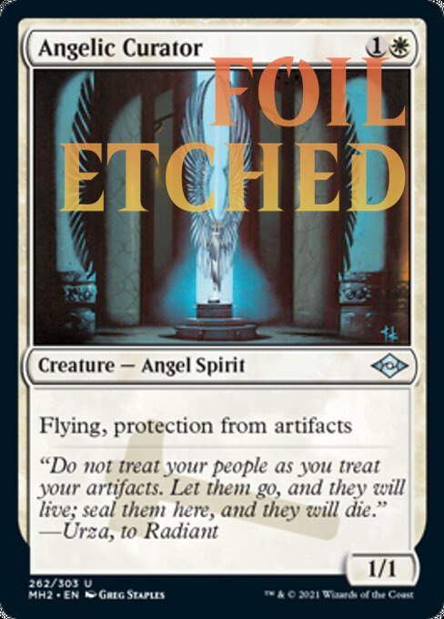 Angelic Curator (ETCHED FOIL)
