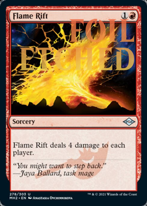 Flame Rift (ETCHED FOIL)