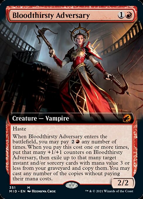 Bloodthirsty Adversary (EXTENDED ART)