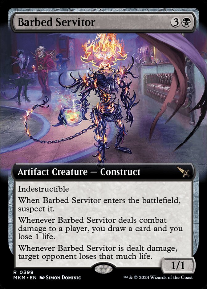 Barbed Servitor #398 (EXTENDED ART)