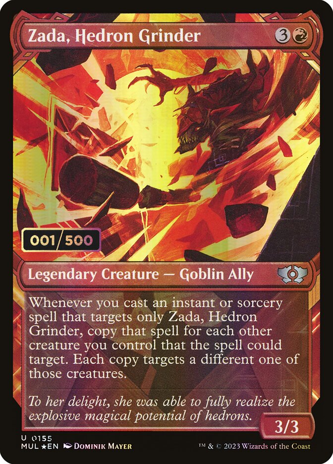 Zada, Hedron Grinder (DOUBLE RAINBOW FOIL SERIALIZED) #220