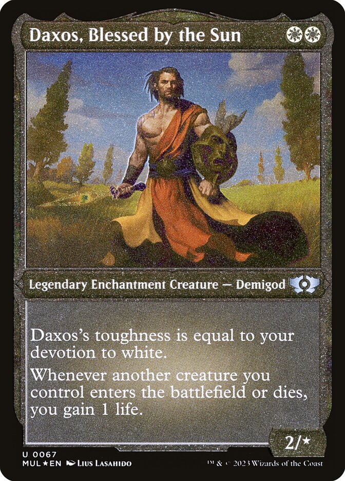 Daxos, Blessed by the Sun (FOIL ETCHED) #67