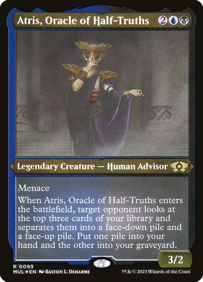Atris, Oracle of Half-Truths (FOIL ETCHED) #99