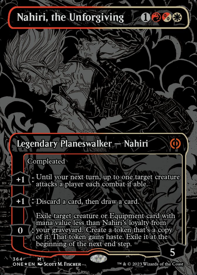 Nahiri, the Unforgiving (OILSLICK FOIL)