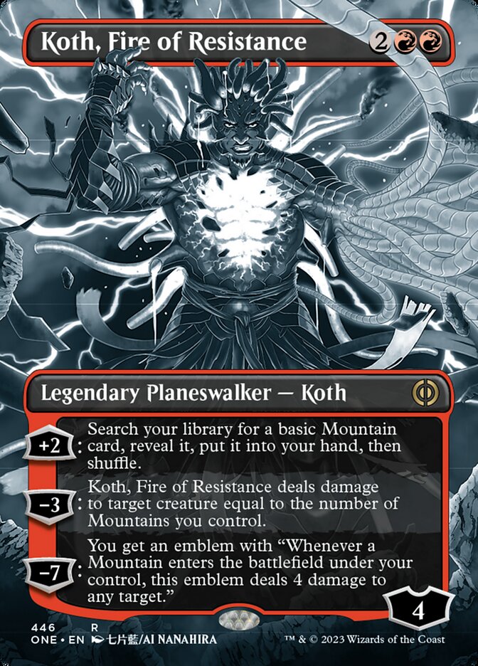 Koth, Fire of Resistance (COMPLEAT FOIL)