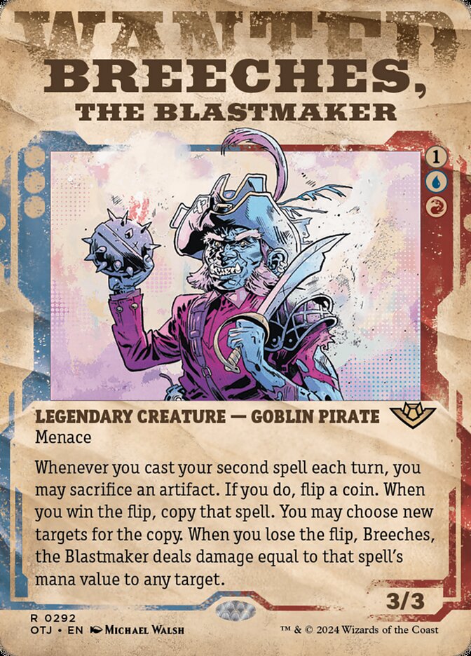 Breeches, the Blastmaker #292 (WANTED POSTER)