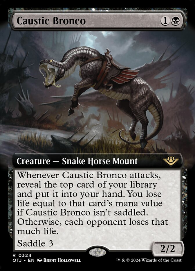 Caustic Bronco #324 (EXTENDED ART)