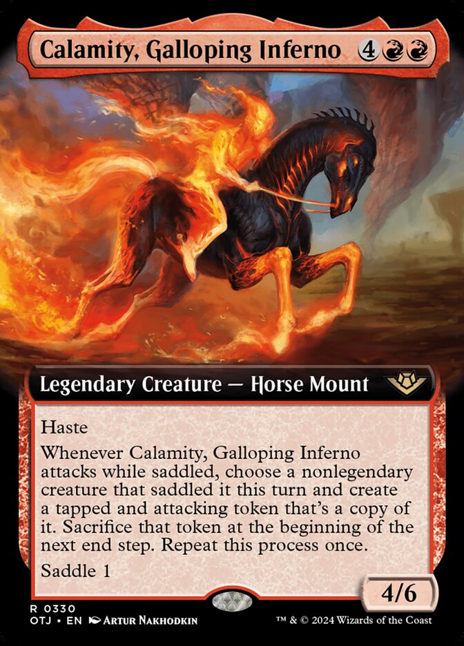 Calamity, Galloping Inferno #330 (EXTENDED ART)