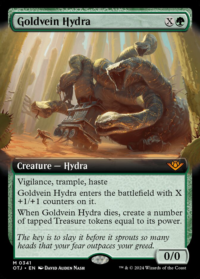 Goldvein Hydra #341 (EXTENDED ART)
