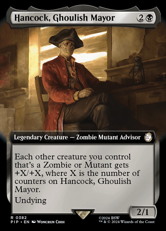 Hancock, Ghoulish Mayor #382 (EXTENDED ART)
