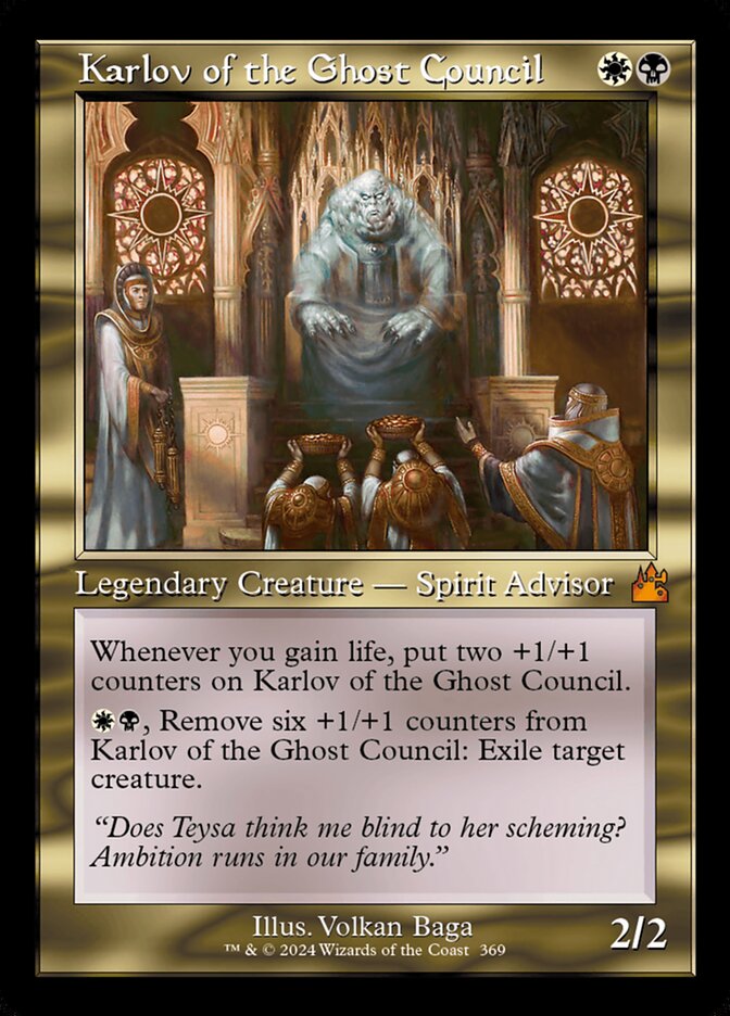 Karlov of the Ghost Council #369 (RETRO FRAME)