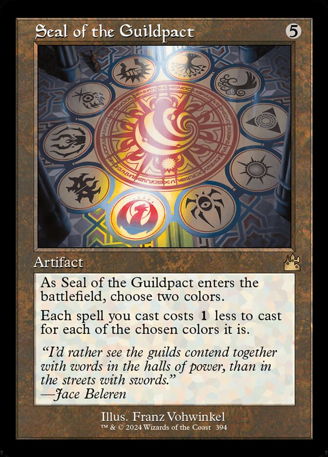 Seal of the Guildpact #394 (RETRO FRAME)
