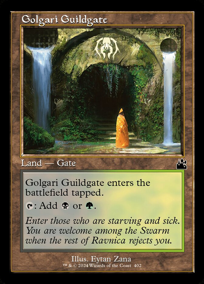Golgari Guildgate #402 (RETRO FRAME)