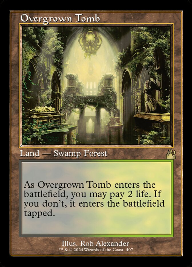Overgrown Tomb #407 (RETRO FRAME)
