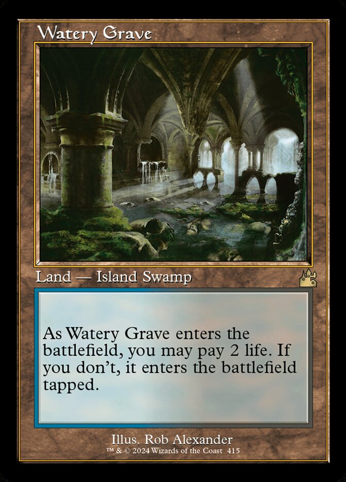 Watery Grave #415 (RETRO FRAME)