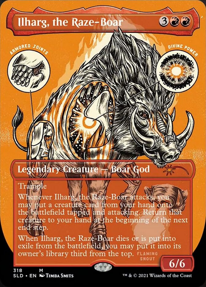 Ilharg, the Raze-Boar (ETCHED FOIL)